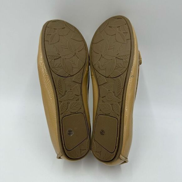 Liz Claiborne Womens 6.5 Antonia Tan Faux Patent  Slip On Casual Loafers Shoes $ - Picture 8 of 9